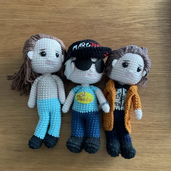 Custom Crochet Doll – Handmade Look-Alike from Your Photo