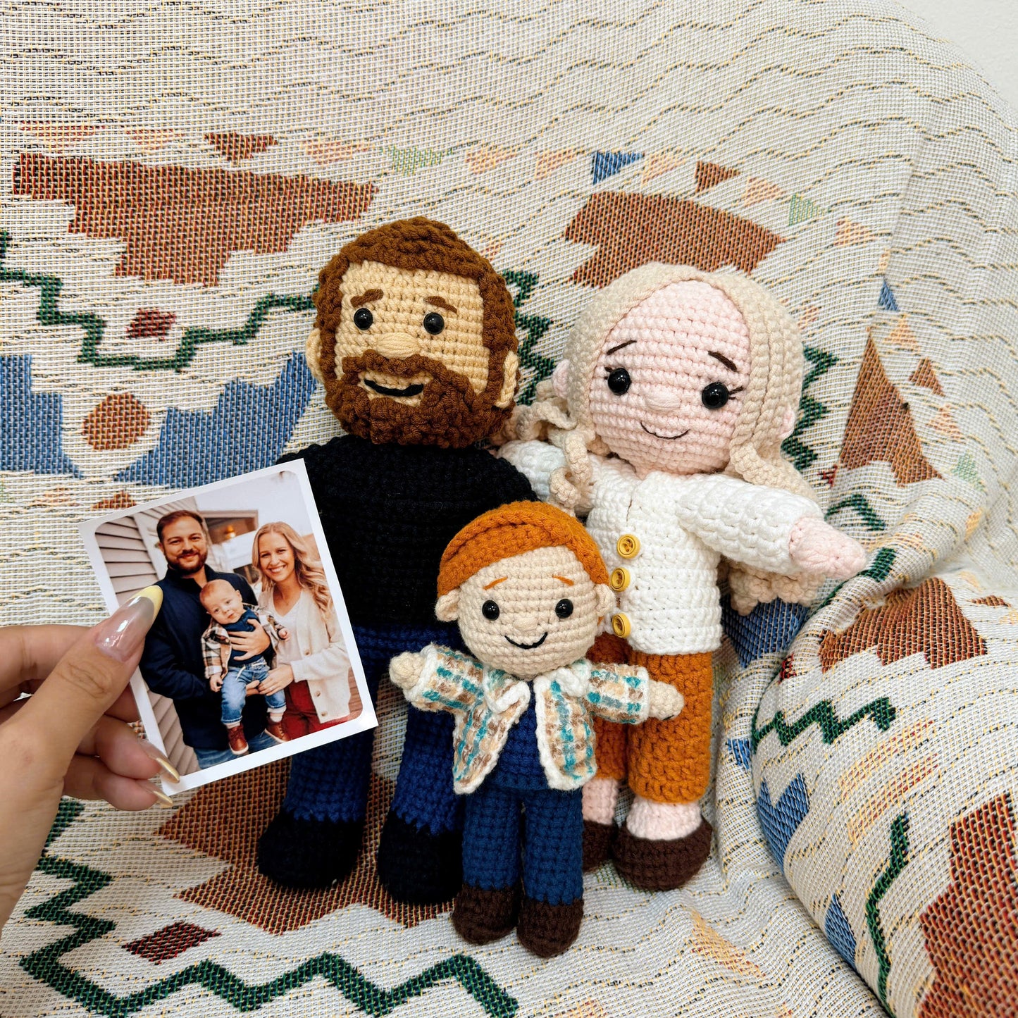 Custom Crochet Doll – Handmade Look-Alike from Your Photo